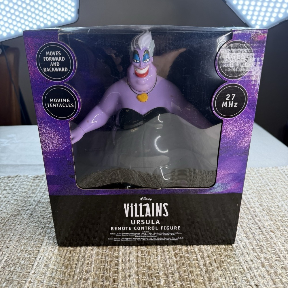 Disney Villains Ursula The Little Mermaid Remote Control Moving Tentacles New